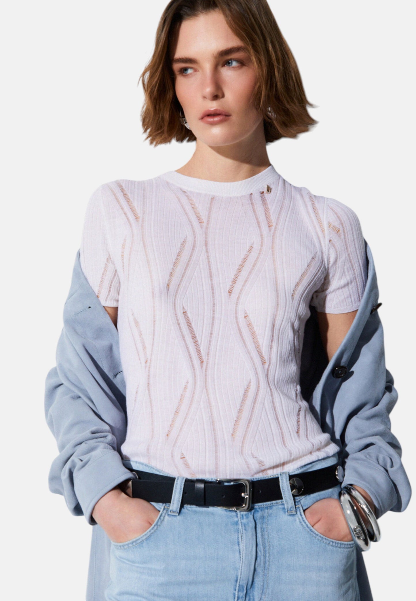 Top  Donna Liu Jo In Maglia  CA6196MA77Q