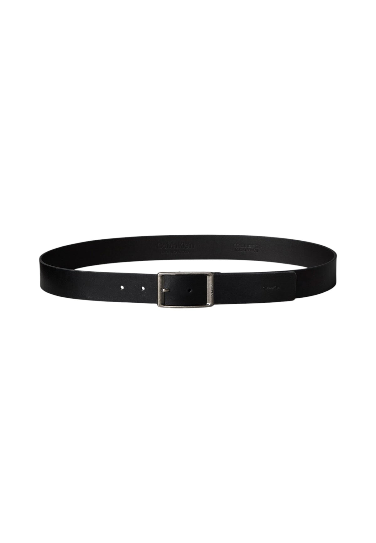 Cintura  Uomo Calvin klein  Casual Round Buckle Tumbled 35Mm LV04D7123G