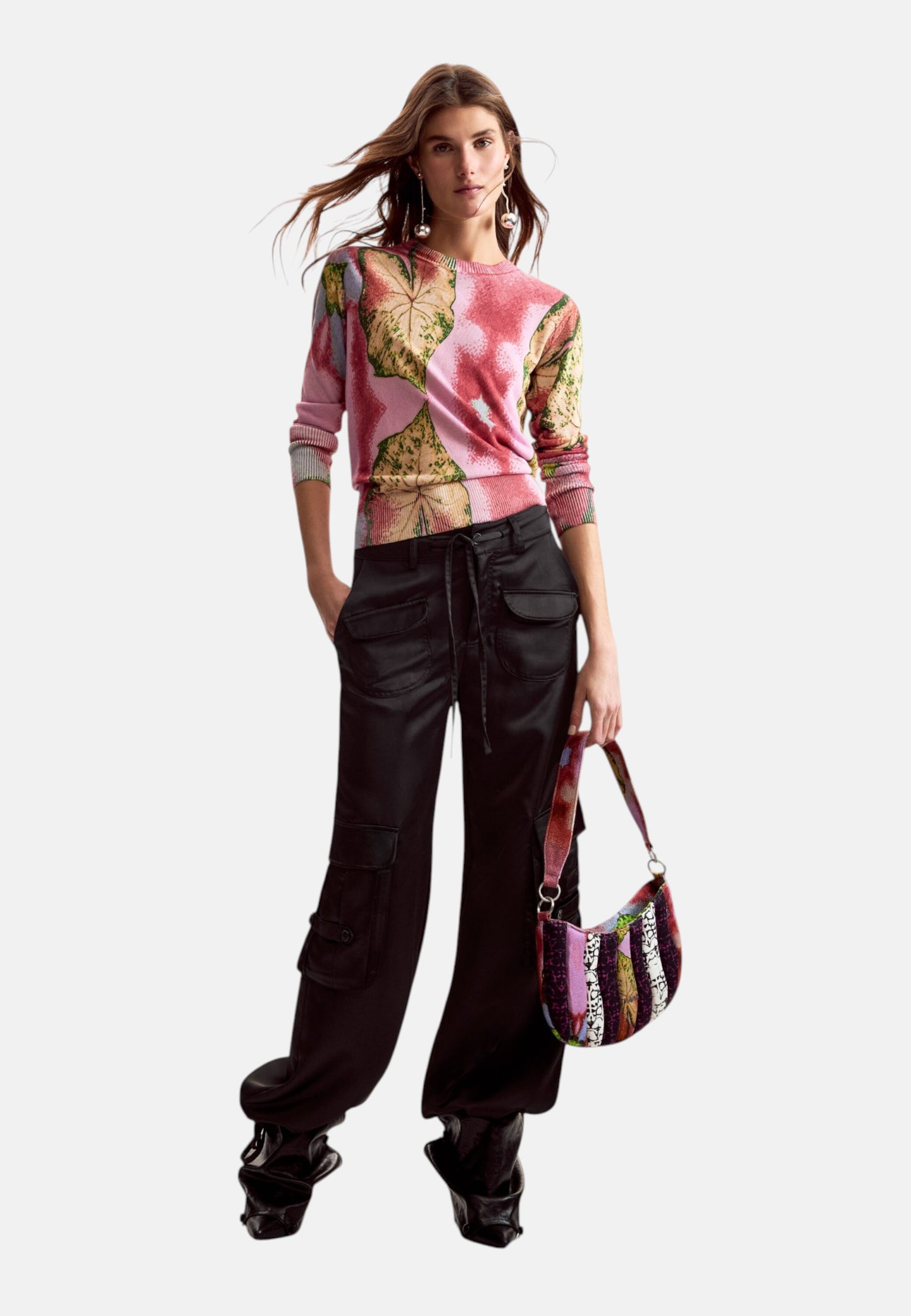 Maglione  Donna Desigual  Jers Leaf Lacroix 26SWJF45
