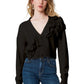 Cardigan  Donna Twinset In Maglia Con Motivo Rouches  242TP3300