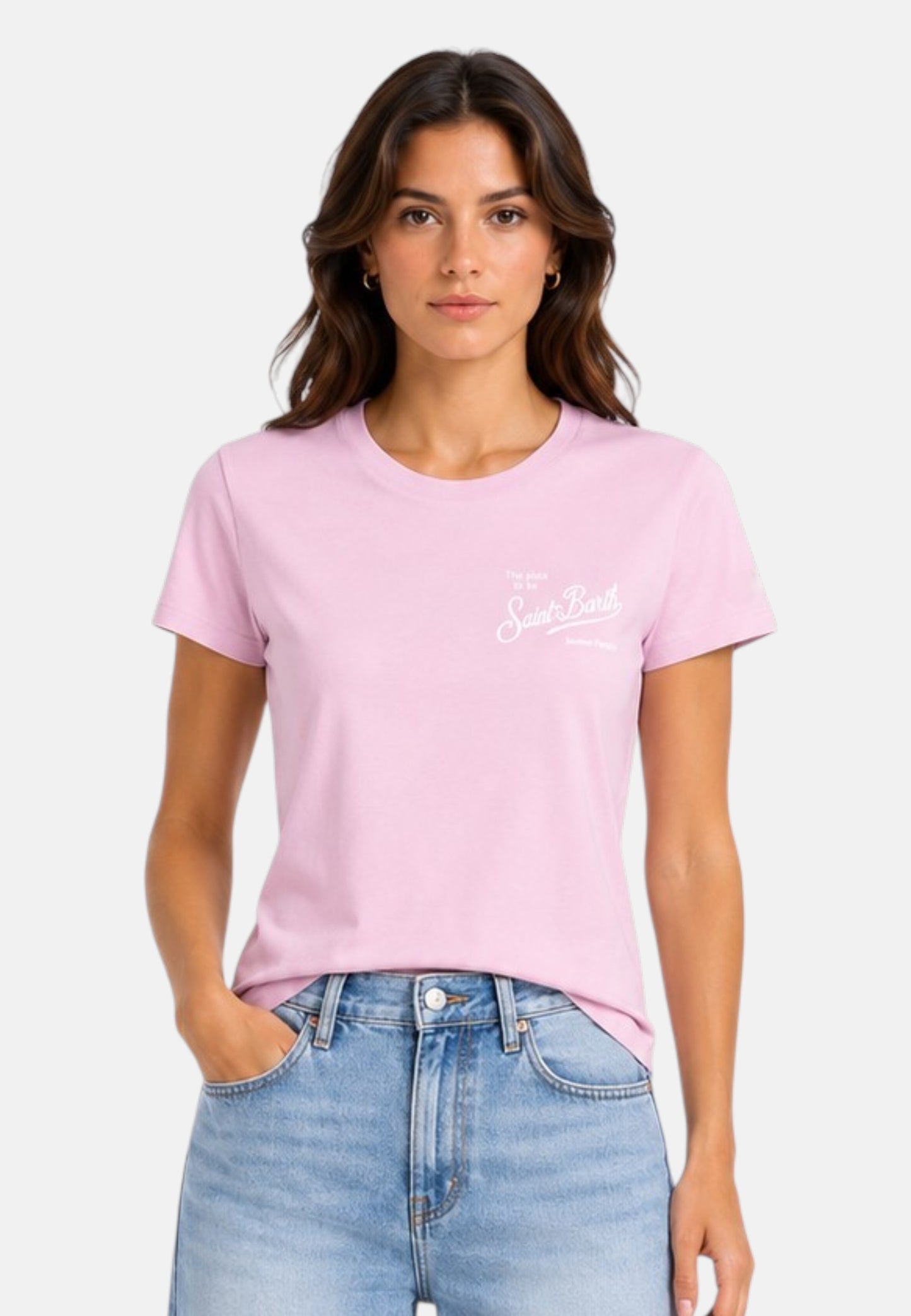 T-Shirt Manica Corta Donna Mc2 Saint Barth Sb Classic Emilie EMI0001