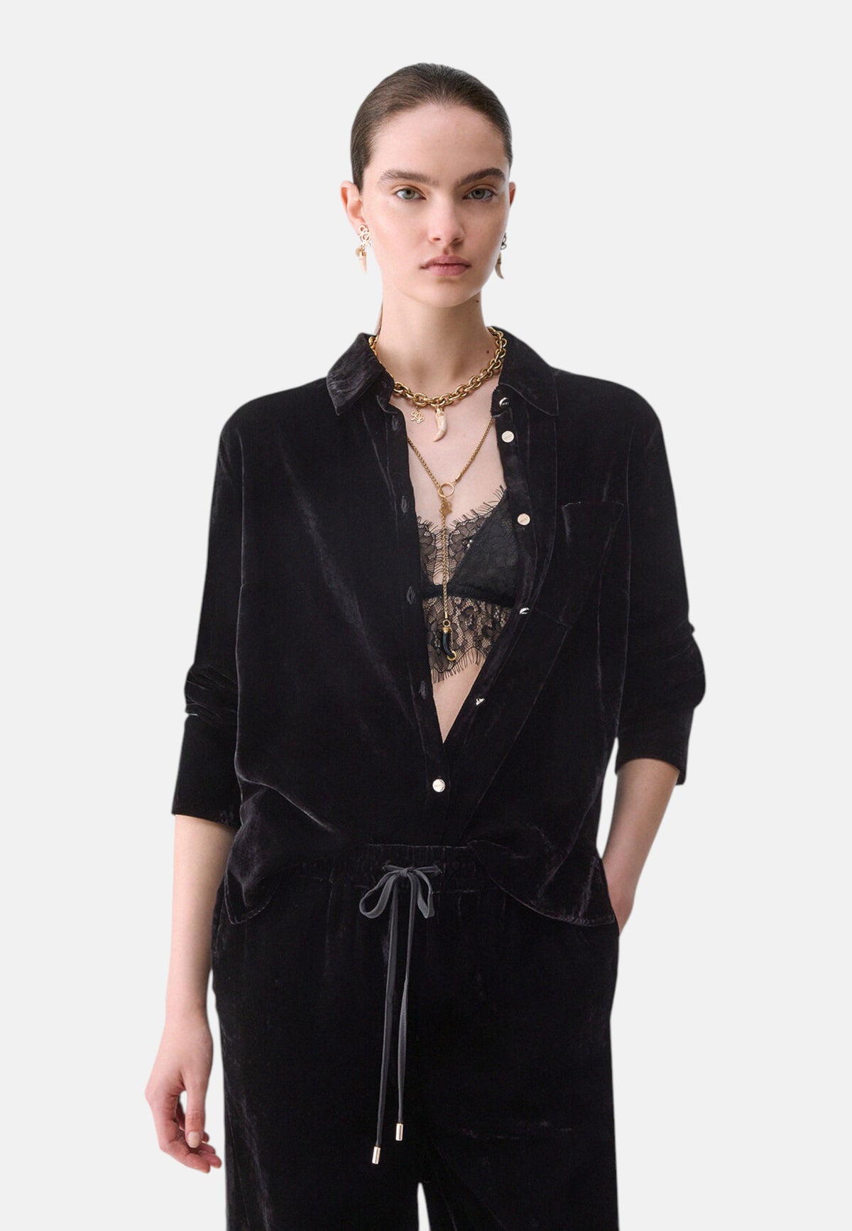 Camicia Manica lunga Donna Liu Jo Bimateriale  CF6201T6550