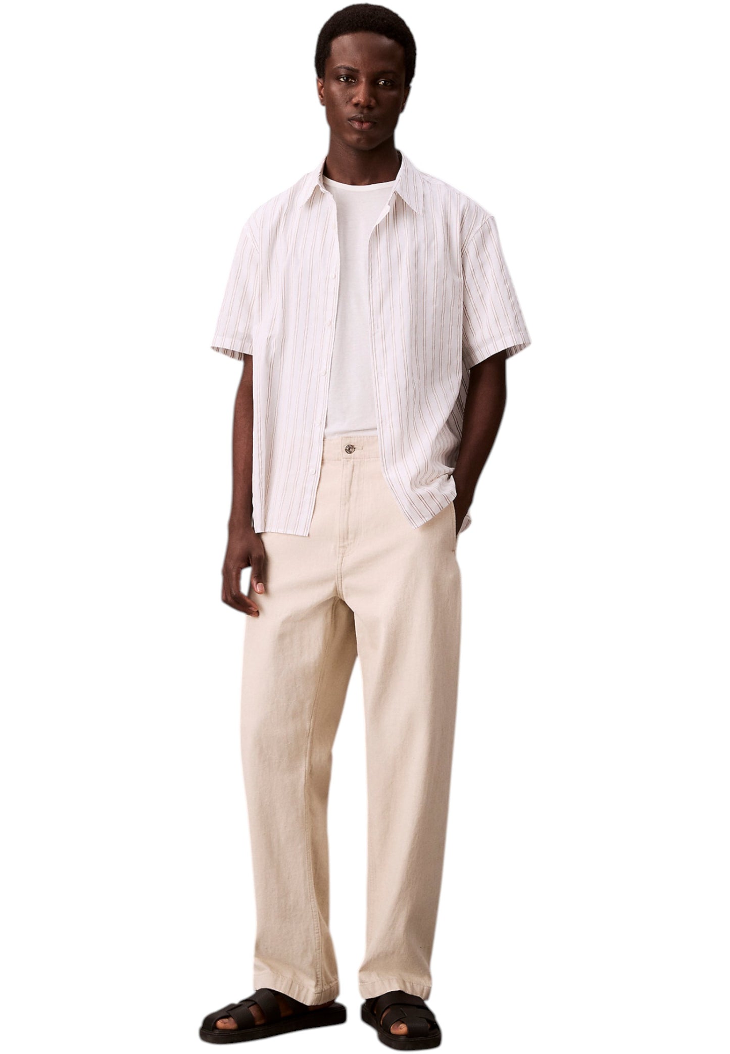 T-Shirt Manica Corta Uomo Calvin klein  Supima Chest Emb LV04LB275G