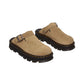 Mules  Donna Dr. Martens Con Fibbia Zebzag Mule Savannah Tan Eh Suede 31737