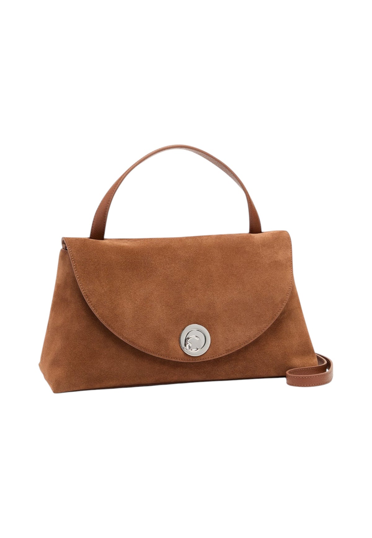 Borsa A Mano Donna Coccinelle In camoscio, Pelle con grana, Bimateriale Nikla Suede Bimaterial E1TOC180101