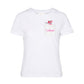 T-Shirt Manica Corta Donna Mc2 Saint Barth Con Taschino Pink Furbetta Emilie P EMI0004