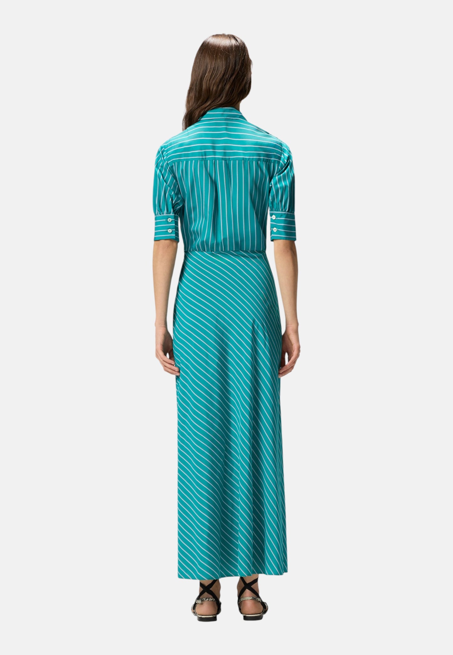 Vestito Lungo Donna Pinko Con Motivo A Righe Alexandra 106669A33Q