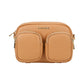 Borsa A Tracolla Donna Braccialini In Pelle Con Doppio Tascino Frontale Dolly B19100PP