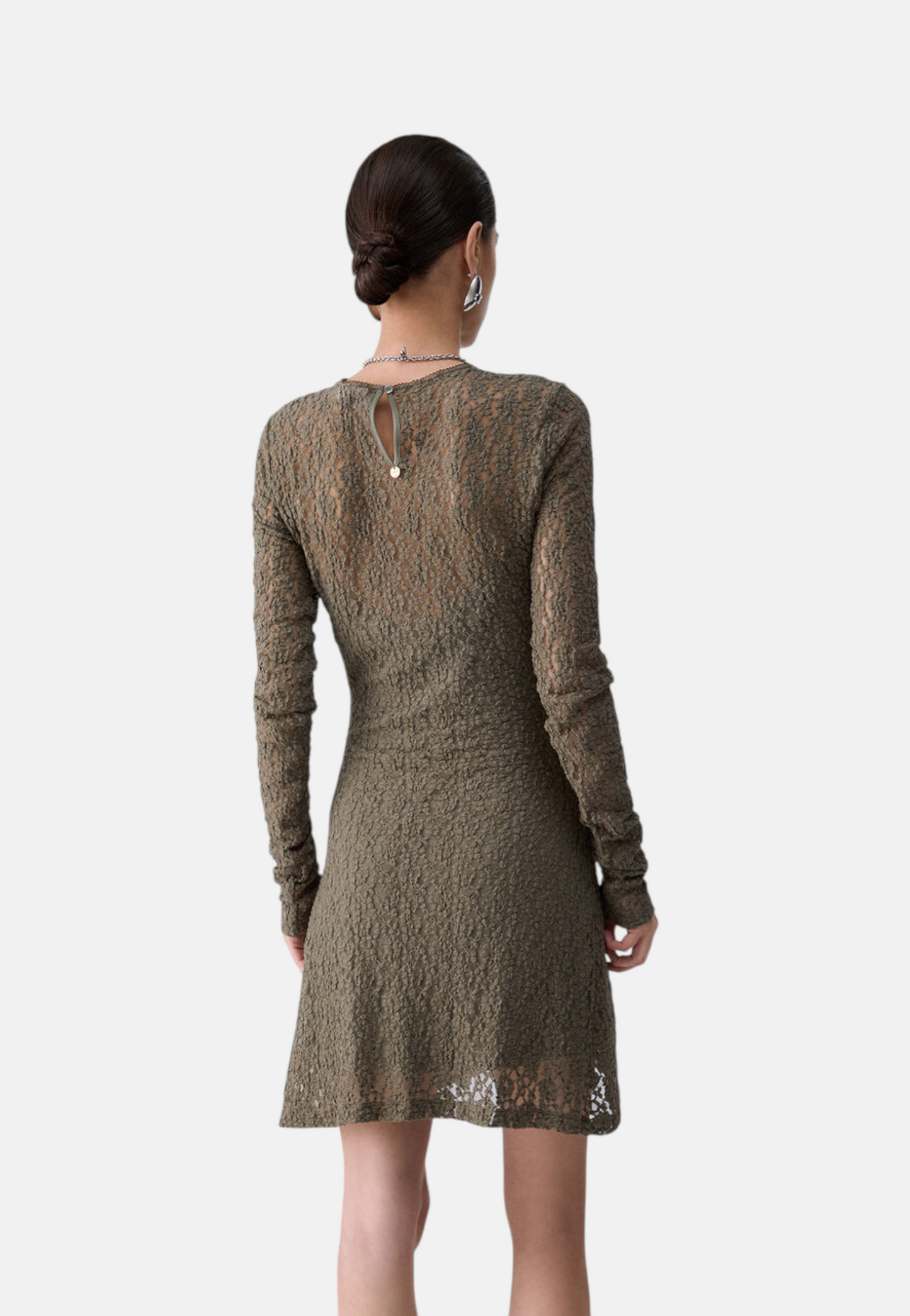Vestito Corto Donna Liu Jo In Pizzo Stretch  WF6252J3975