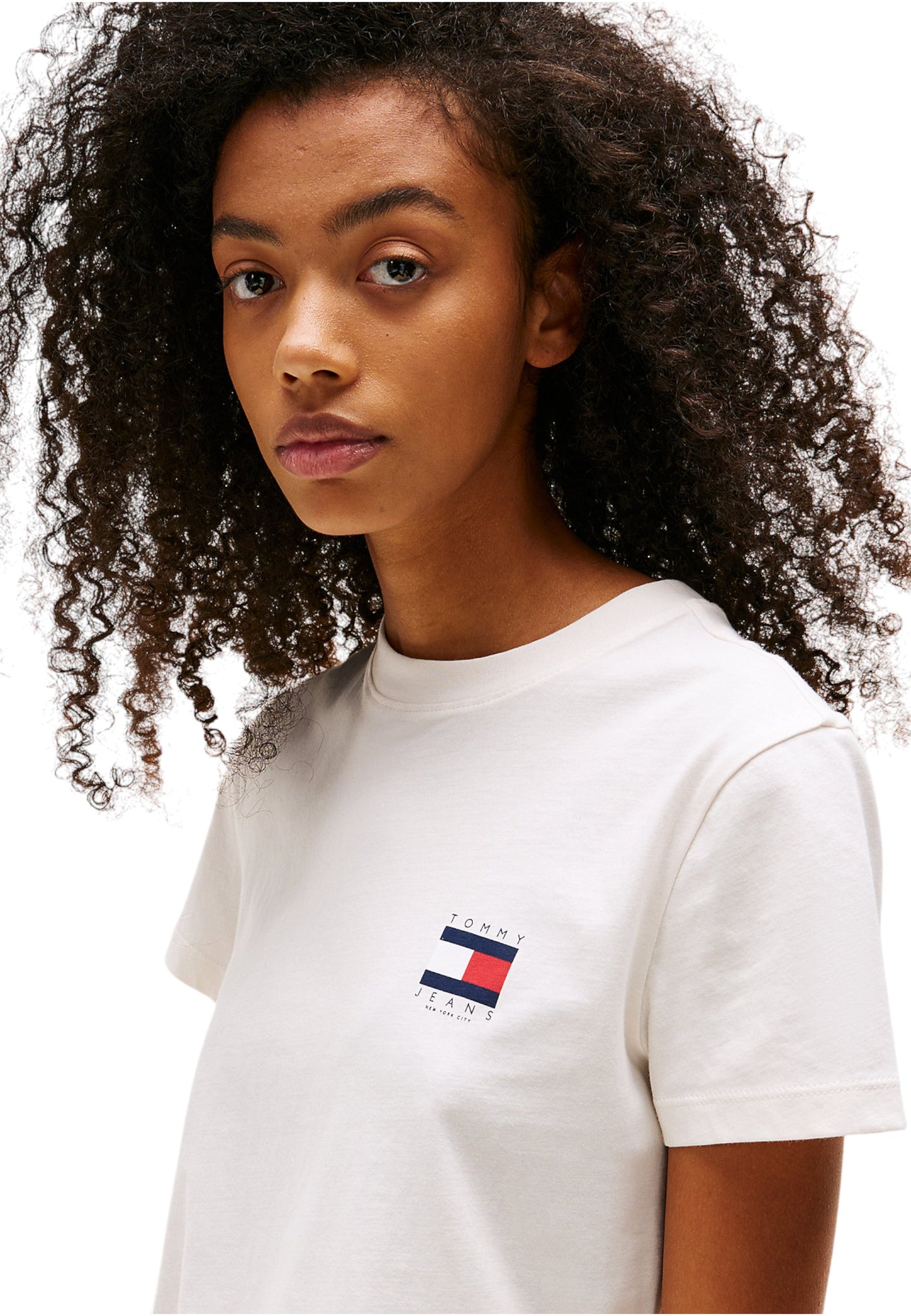 T-Shirt Manica Corta Donna Tommy Jeans  Tjw Regular Sh Tommy Us DW0DW21423