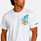 T-Shirt Manica Corta Uomo Mc2 Saint Barth Stampa/Ricamo Fronte E Retro Cpt Gin Tonic Portland PRL0002
