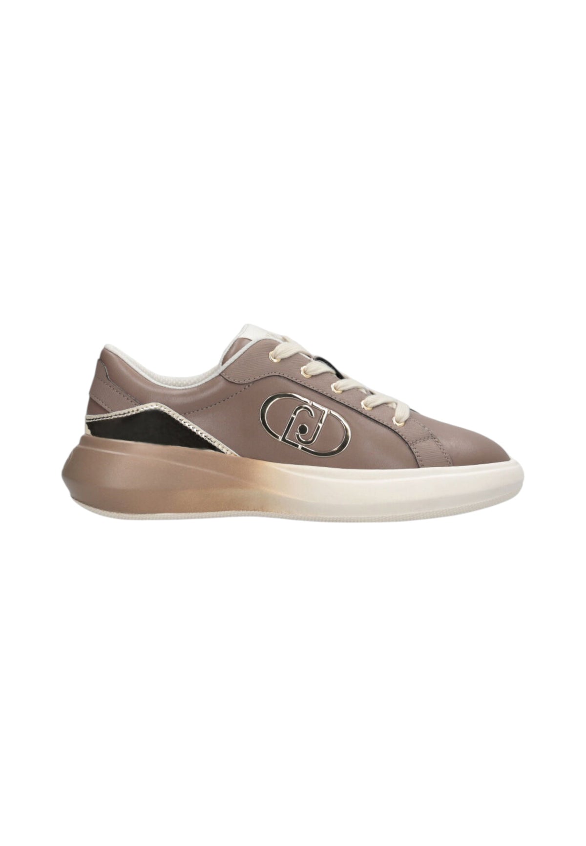 Sneakers Basse Donna Liu Jo In Pelle Con Inserti Effetto Specchio E Platform Casper 04 BF6055PX575