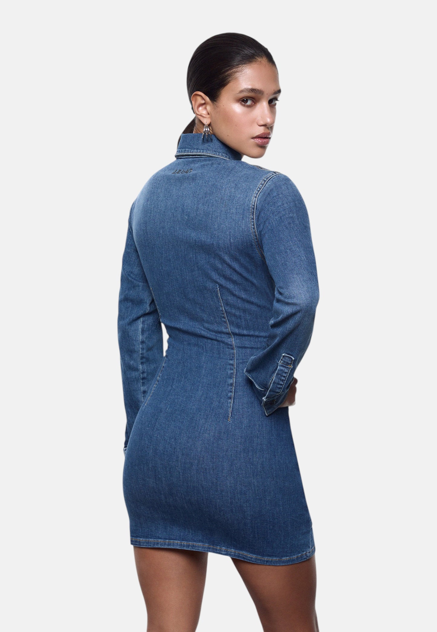 Vestito Corto Donna Liu Jo In Denim Con Stringhe Liu Jo feat ELODIE UA6508D0399