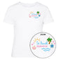 T-Shirt Manica Corta Donna Mc2 Saint Barth Sb Paradise Charm Emb Emilie EMI0001