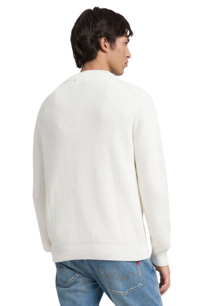 Maglione A Girocollo Uomo Replay A Costine  UK4722.000.G23788