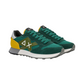 Sneakers Basse Uomo Sun68 Stile Running, Nylon E Suede, Maxi Logo Ricamato, Dettagli A Contrasto Jaki 2.0 Solid Z46121