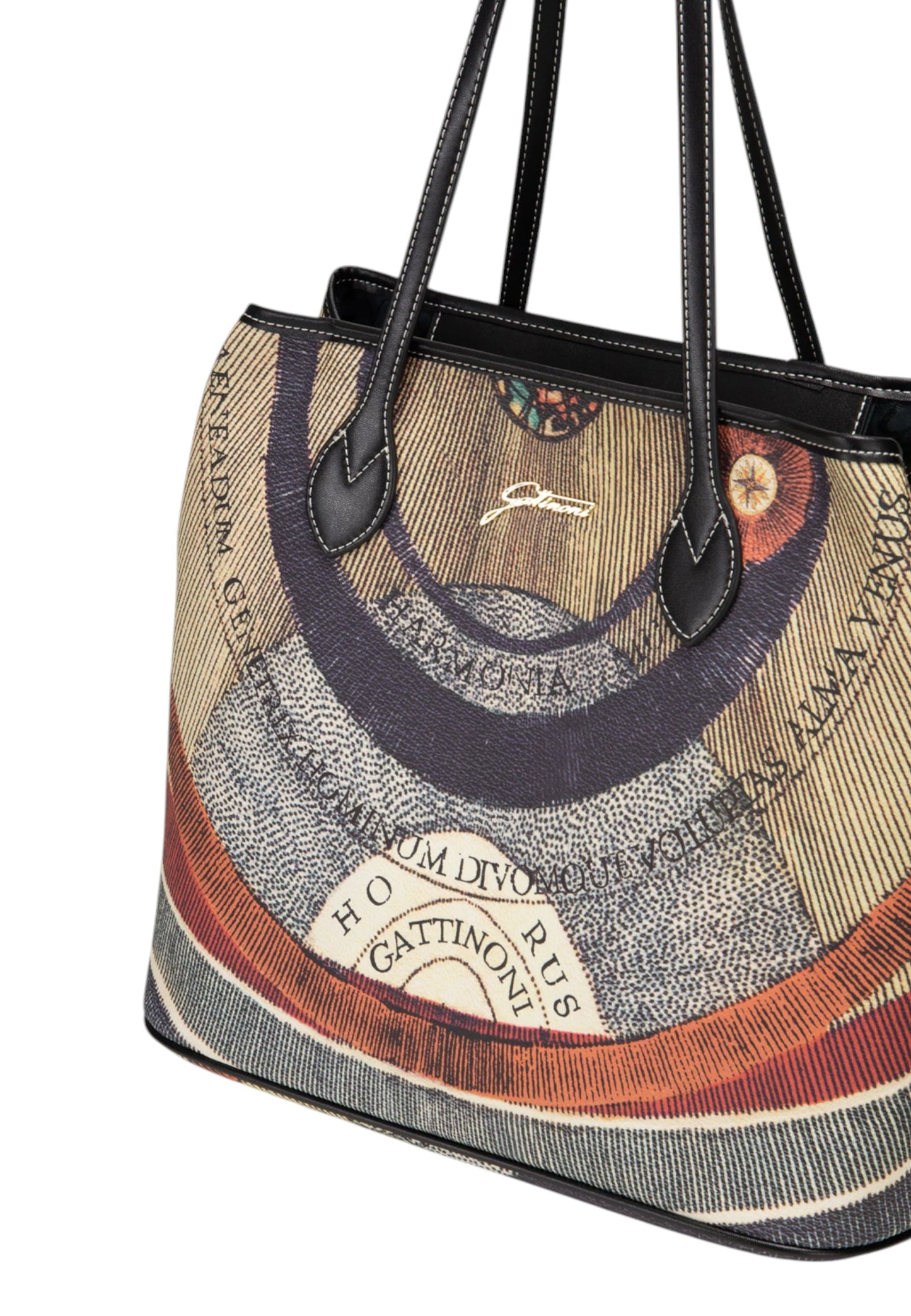 Borsa A Spalla Donna Gattinoni Medium Shopping Bag Planetarium BIGPL6434WPQ