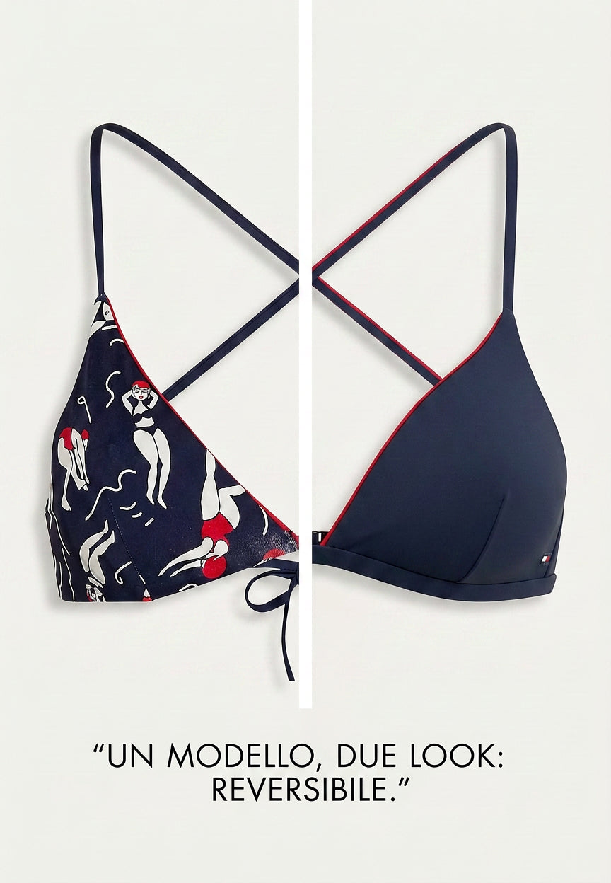Bikini Pezzo Sopra Donna Tommy Hilfiger