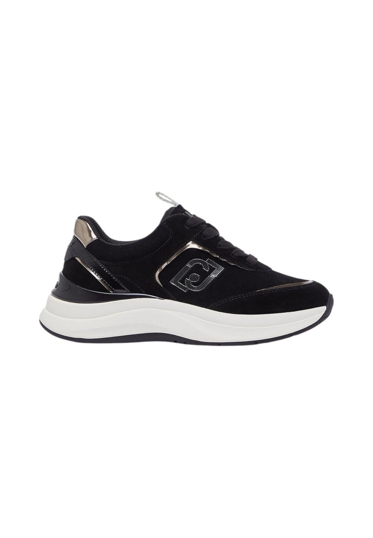 Sneakers Basse Donna Liu Jo In Pelle Scamosciata Con Platform E Logo Laterale Stardust 01 BF6029PX911