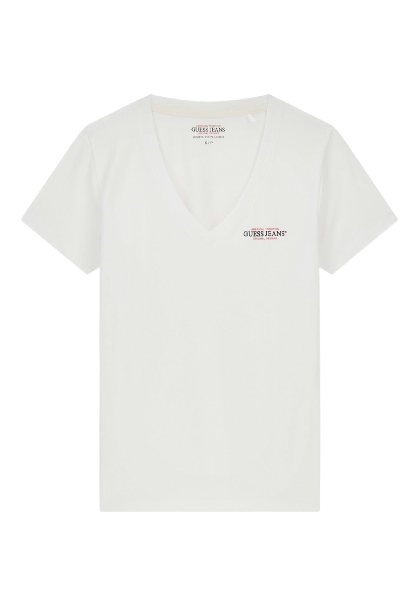 T-Shirt Manica Corta Donna Guess Slim Gj Mini America W4YI23J1314