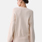 Maglia Scollo A V Donna Liu Jo Con Maniche A Mantella  CF6092MS99E