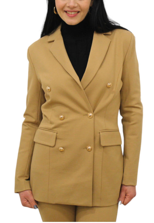 Giacca Blazer Donna Gaudi In Punto Stoffa Doppiopetto  321BD34002
