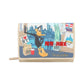 Portafoglio Con Patta Donna Braccialini Piccolo Con Stampa Duffy Duck New York Cartoline Lt LT260LT