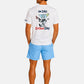 T-Shirt Manica Corta Uomo Mc2 Saint Barth Stampa/Ricamo Fronte E Retro Cpt Dry Cocktail Portland PRL0002