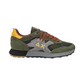 Sneakers Basse Uomo Sun68 Stile Running, Nylon E Suede, Maxi Logo, Outdoor Jaki Outdoor Z46124