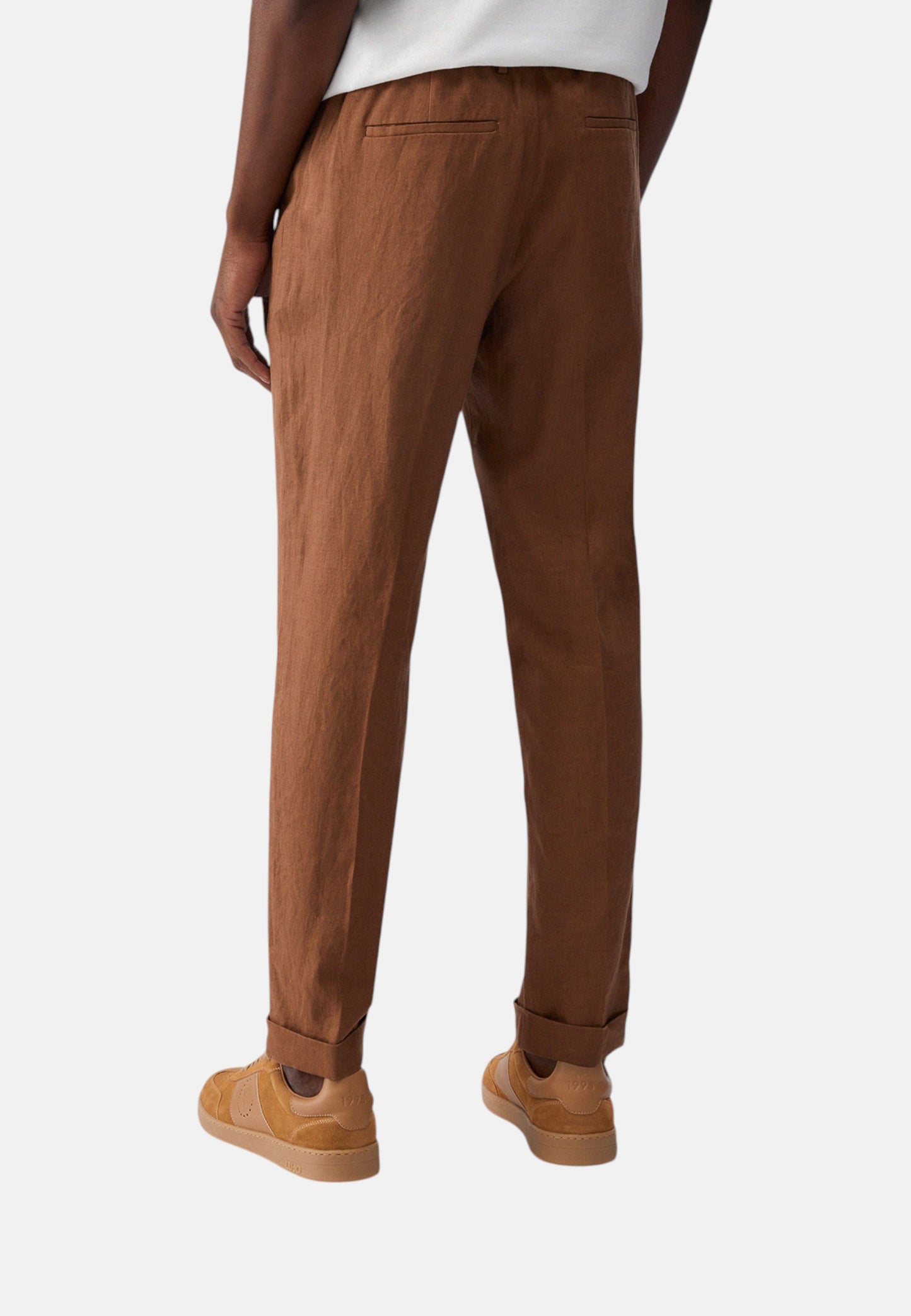 Pantaloni  Uomo Liu Jo Jogger In Lino  QA6095T4346
