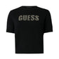 Maglia A Girocollo Donna Guess Manica Corta Norah Logo W6RR47Z2NQ2