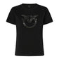 T-Shirt Manica Corta Donna Pinko Logo Love Birds Decorato Quentin 100535A2RN