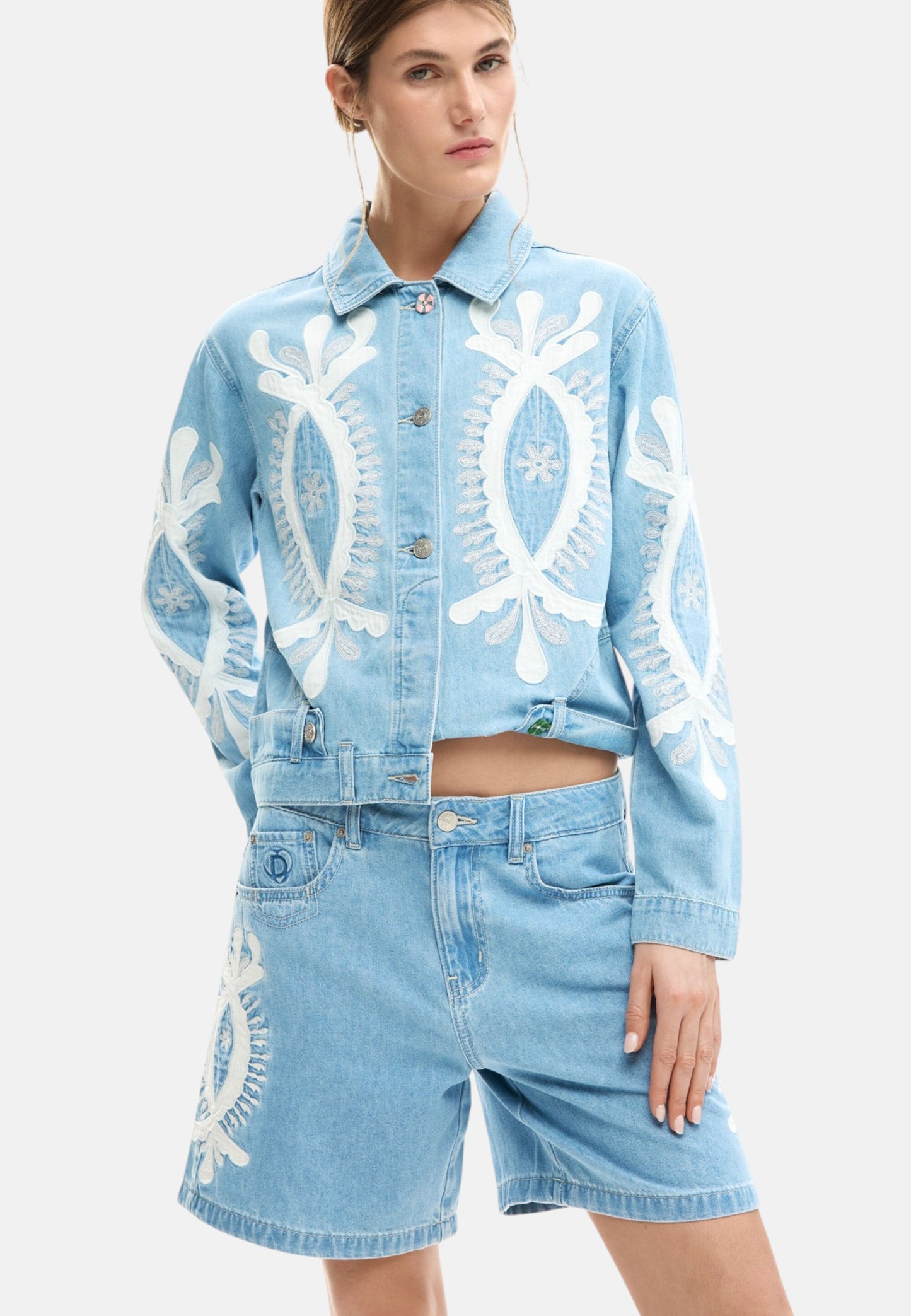 Pantaloni  Donna Desigual  Denim Wakanda 26SWDD45