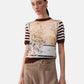 Top  Donna Liu Jo Con Inserti In Twill Eco Line WA6386MS49I