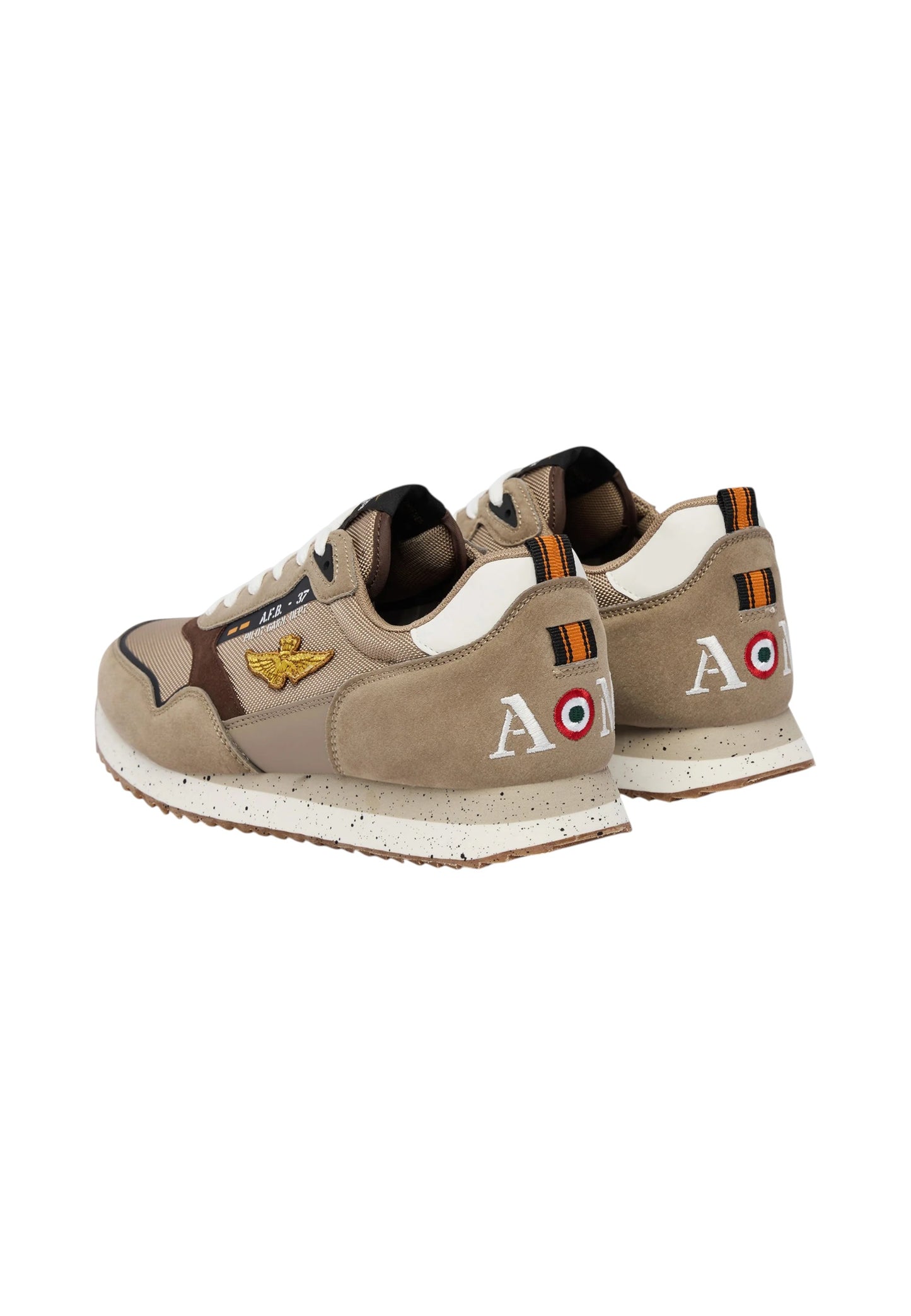 Sneakers Basse Uomo Aeronautica Militare Con Patch AM E Aquila  261SC0288UCT03545