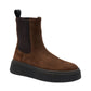 Stivaletti Chelsea Donna Frau Pelle scamosciata, Elastici laterali, Suola platform, Vestibilit� regolare Waxy A40C5