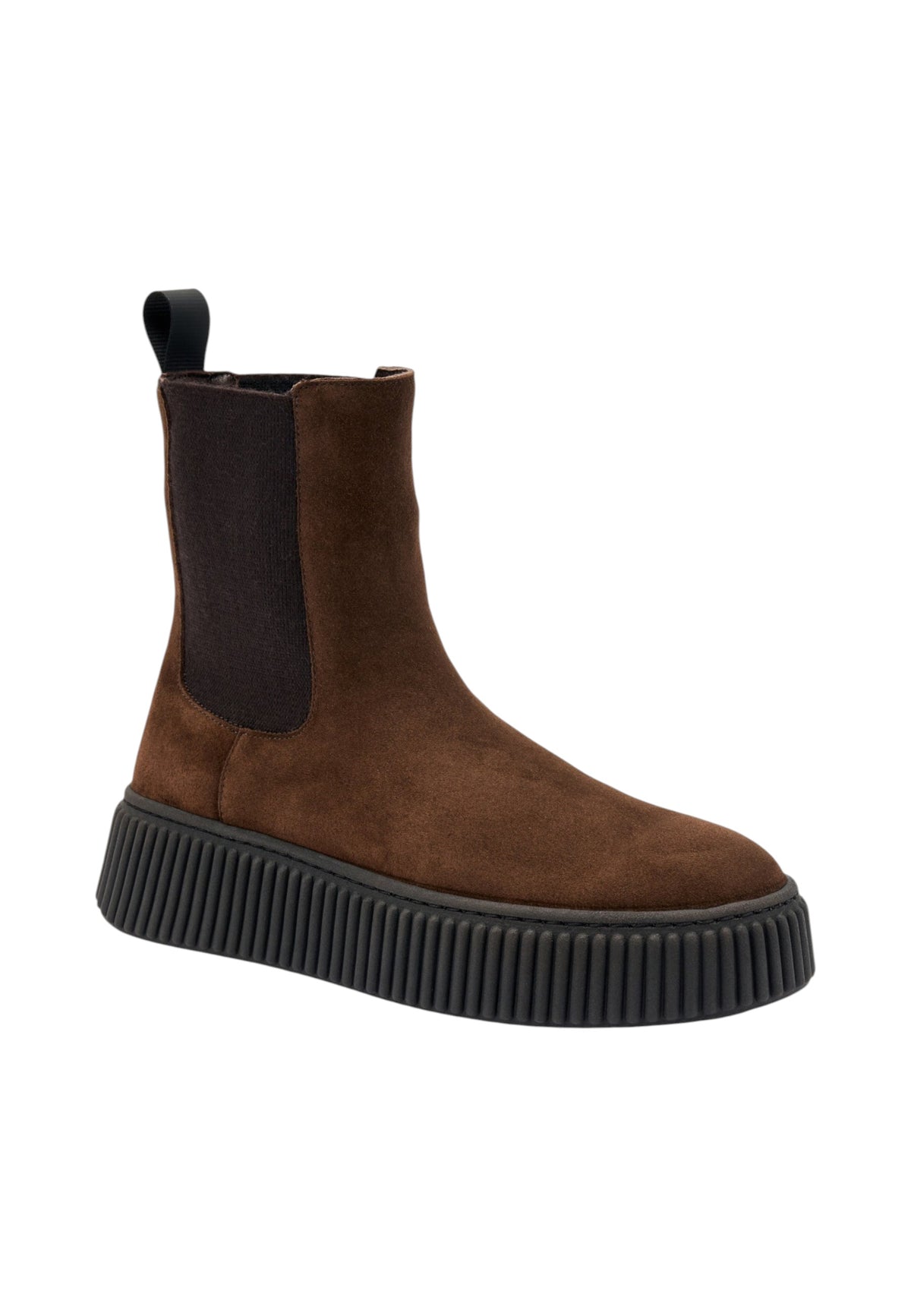 Stivaletti Chelsea Donna Frau Pelle scamosciata, Elastici laterali, Suola platform, Vestibilit� regolare Waxy A40C5
