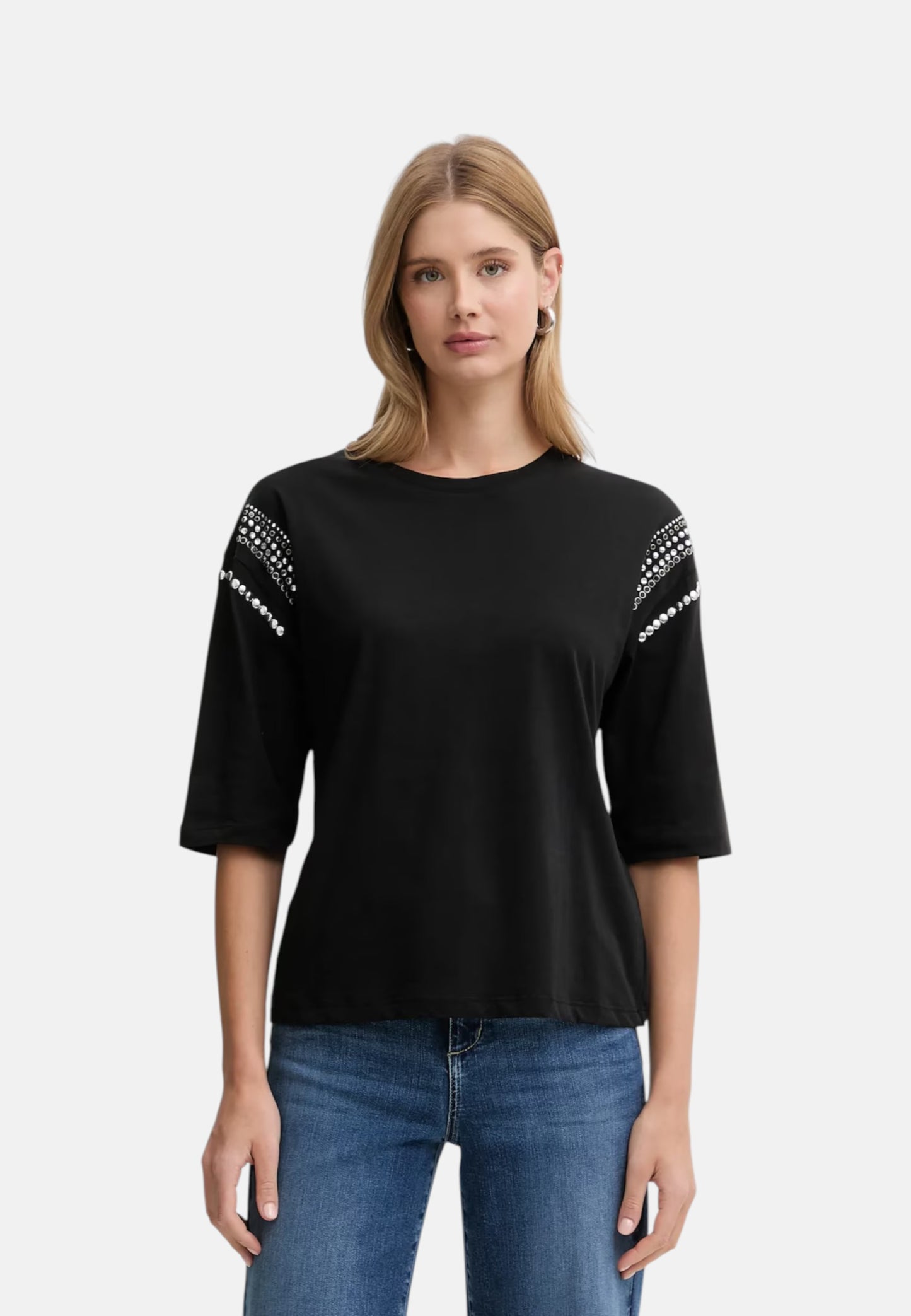 T-Shirt Manica Corta Donna Liu Jo Sleeve Motif Eco Line WA6128JS904