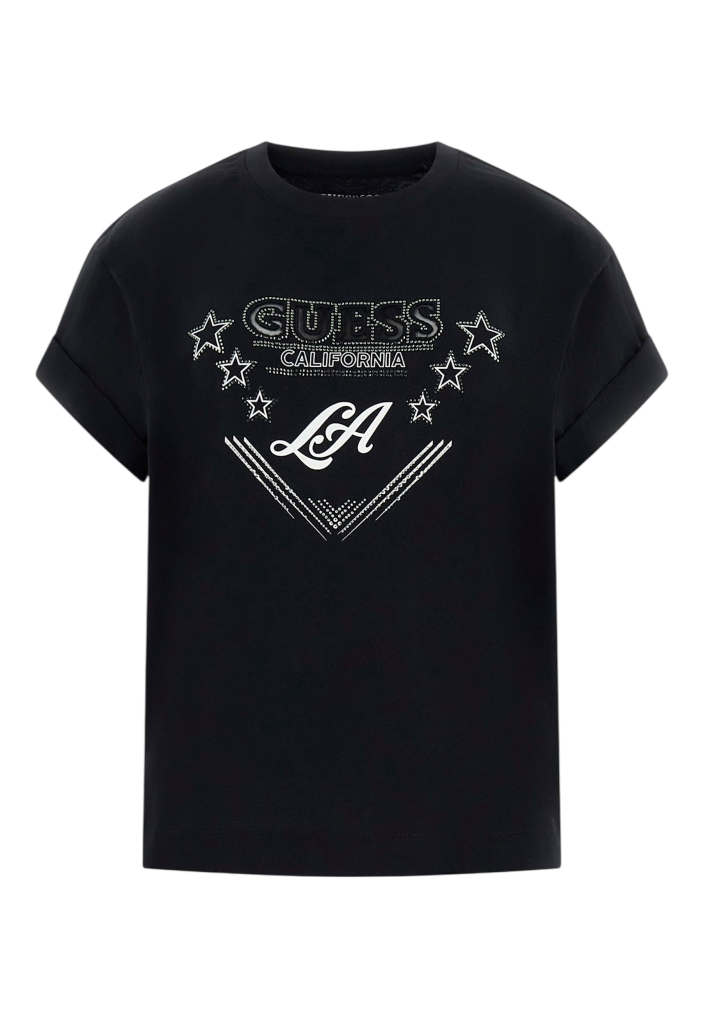 T-Shirt Manica Corta Donna Guess  La Stars W6RI30I3Z14