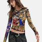 T-Shirt Manica Corta Donna Desigual  Ts Lion Lacroix 26WWTK06