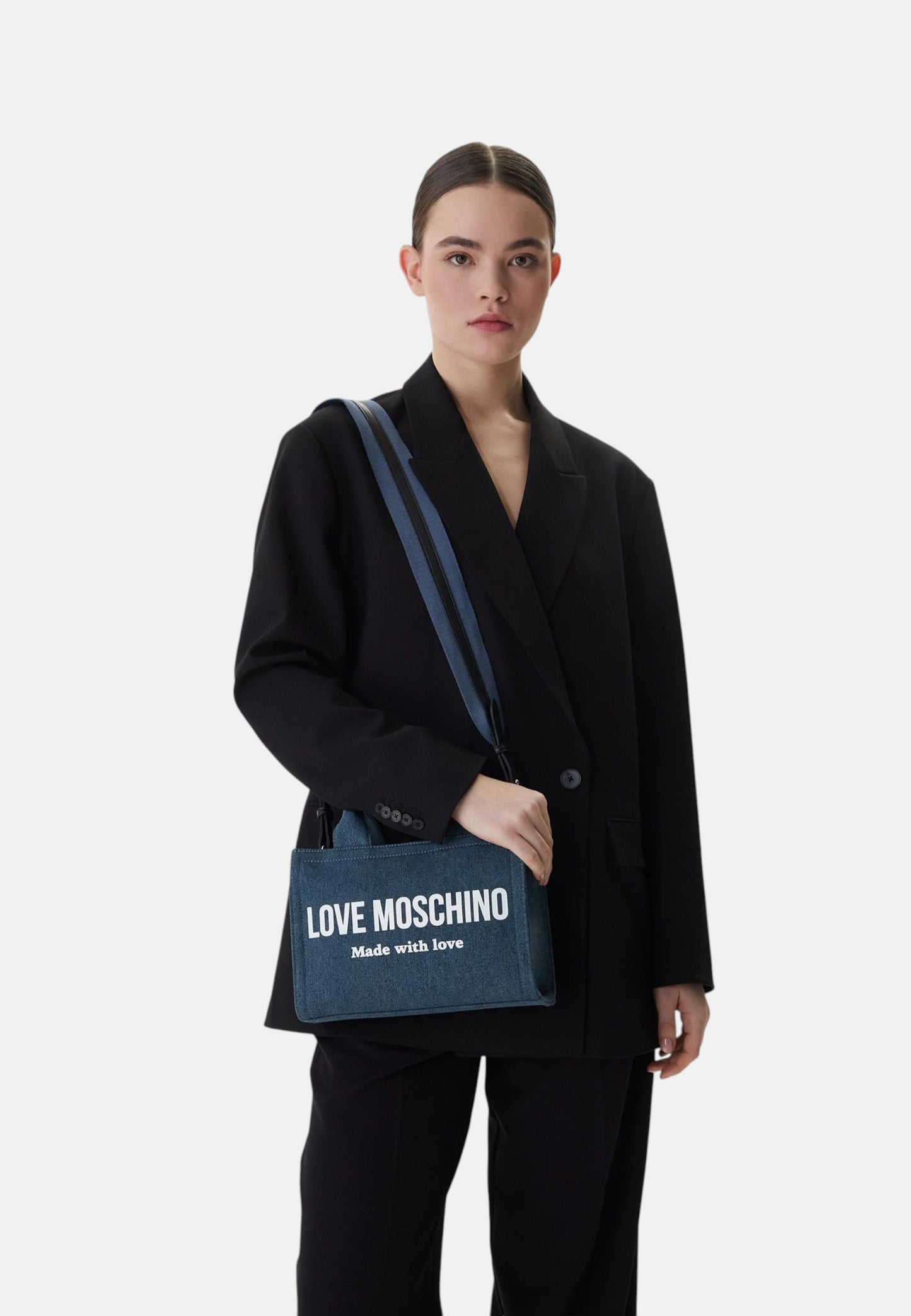 Borsa A Mano Donna Love Moschino In Denim  JC4055PP1OLG1