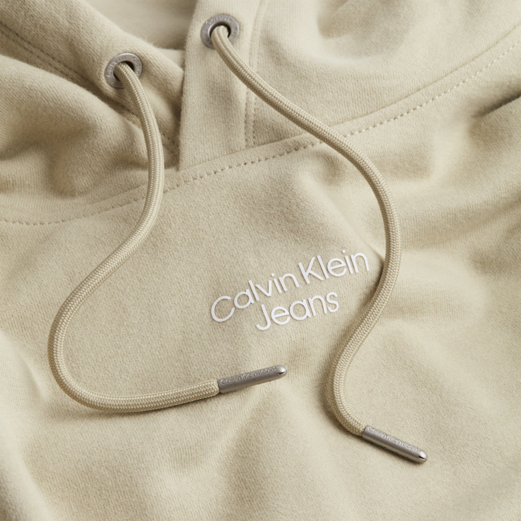 Felpa Con Cappuccio Uomo Calvin klein Jeans  Stacked Logo J30J320604