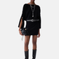 Vestito Corto Donna Liu Jo In Maglia, Maniche Ampie  CF6093MS99E