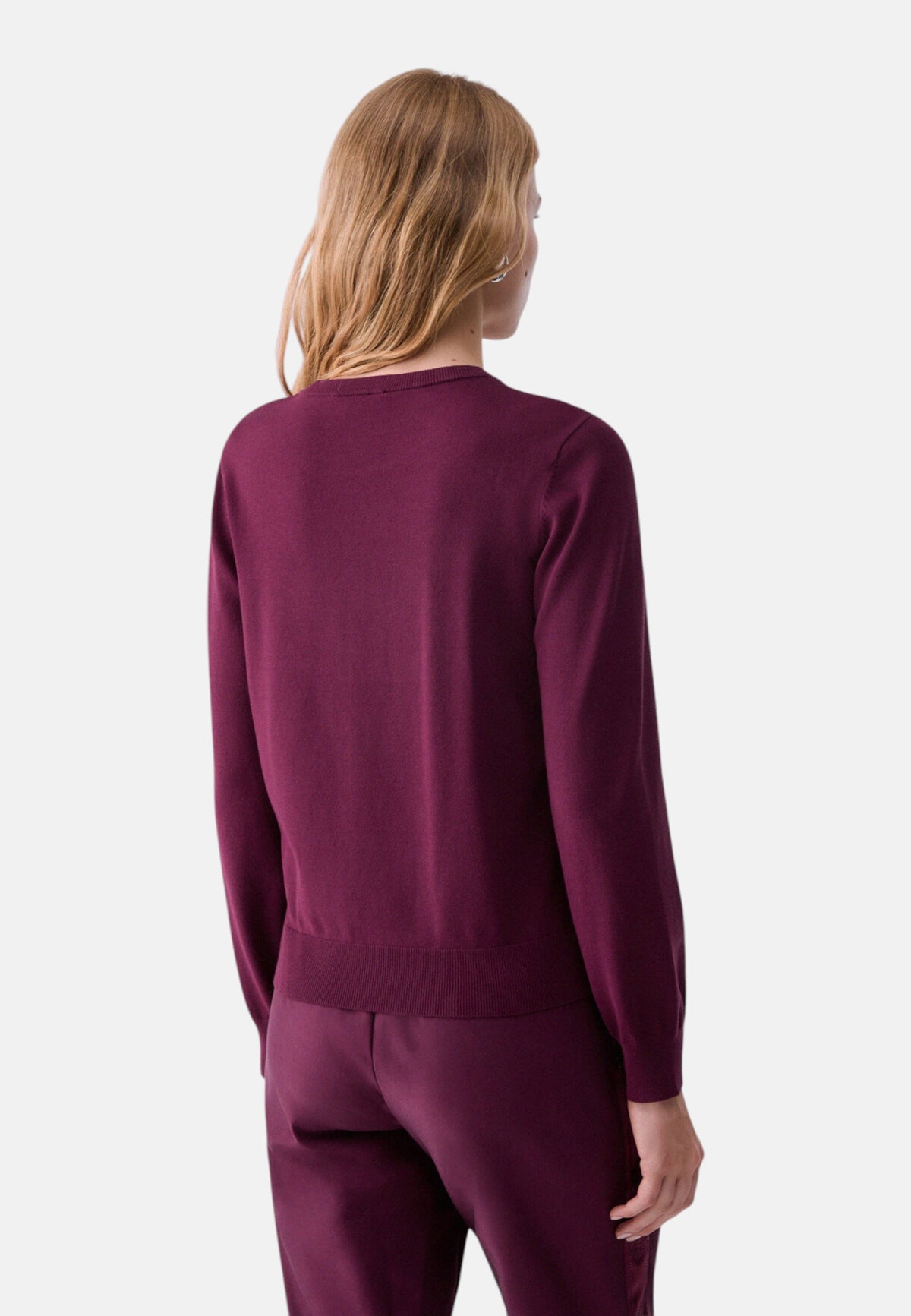 Maglione A Girocollo Donna Liu Jo Con Logo Gioiello LJ In Strass  TF6261MS63L