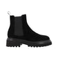 Stivaletti Chelsea Donna Frau Pelle scamosciata, Suola chunky carrarmato, Sottopiede fisso, Suola leggera, Made in Italy Softy A78C3