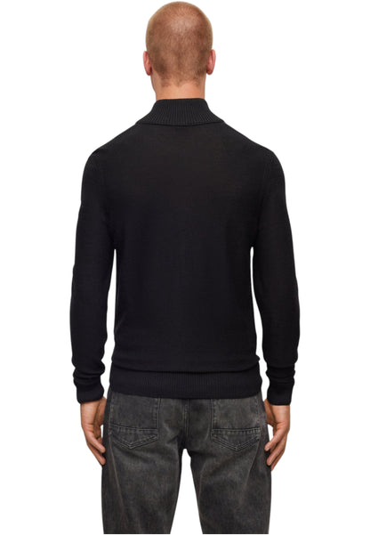 Maglione Collo Alto Uomo Boss Con Zip Avac 50501750