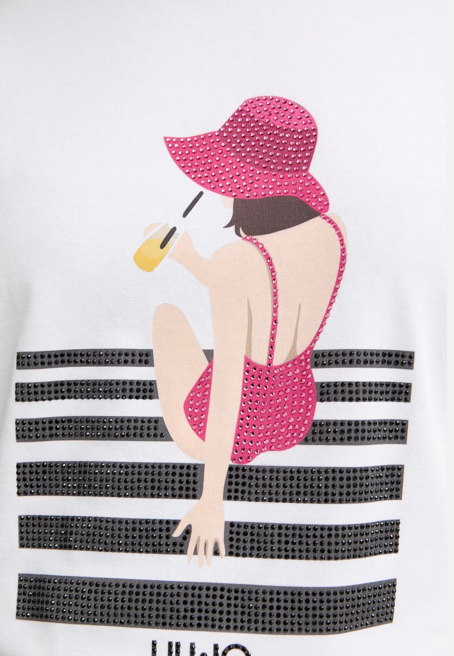 T-Shirt Manica Corta Donna Liu Jo Woman Eco Line VA6170JS003