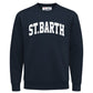 Felpa A Girocollo Uomo Mc2 Saint Barth Maniche Lunghe, Polsi E Fondo A Coste, Il Logo Saint Barth Sul Davanti Soho N SOH0004-STB