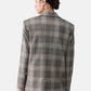 Giacca Blazer Donna Liu Jo Monopetto A Quadri Con Bordo Pizzo  CF6057T859A