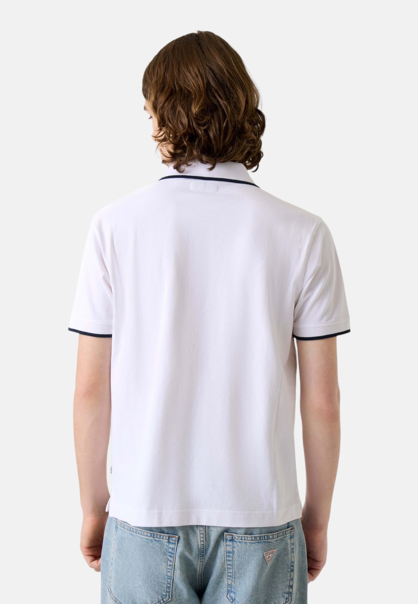 Polo Manica Corta Uomo Guess  Gj Reg Embro Tipping M6RP24KCJV1